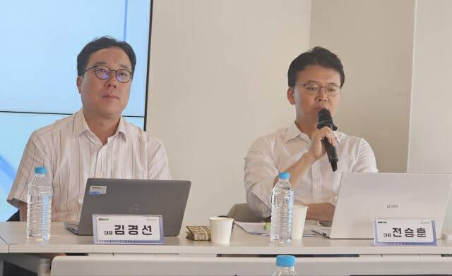 다이퀘스트 김경선(왼쪽), 전승훈 대표(사진=남혁우 기자)