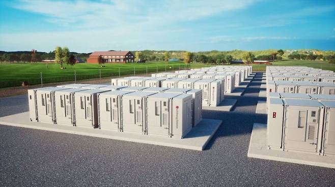 LG에너지솔루션 전력망용 ESS 배터리 컨테이너 제품. 사진은 기사 내용과 무관. LG에너지솔루션 제공