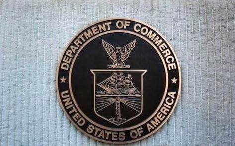 미국 상무부의 로고.