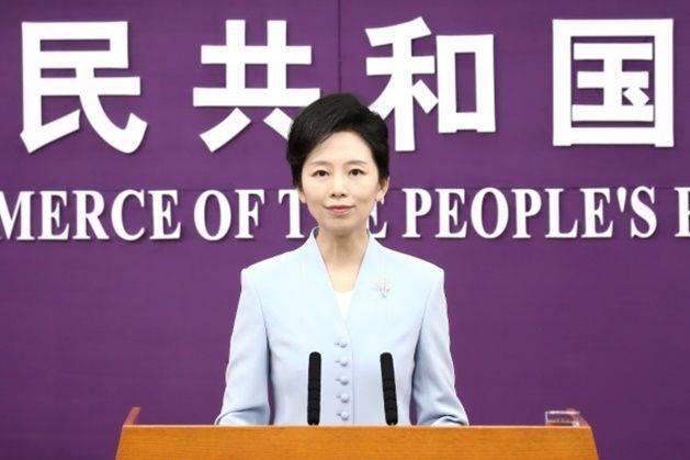 허융첸 중국 상무부 대변인이 29일 정례 브리핑에서 내외신 취재진의 질문에 답하고 있다. ⓒ 중국 상무부 홈페이지 캡처