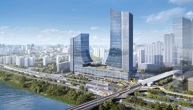 동서울터미널 개발 조감도. 서울시 제공