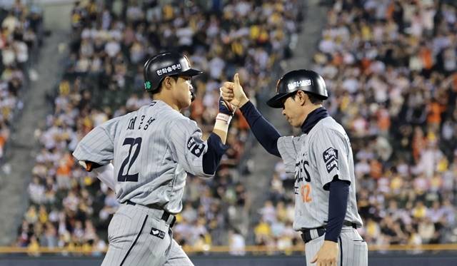 28일 잠실 LG전에서 결승포를 친 한화 채은성. 사진=연합뉴스