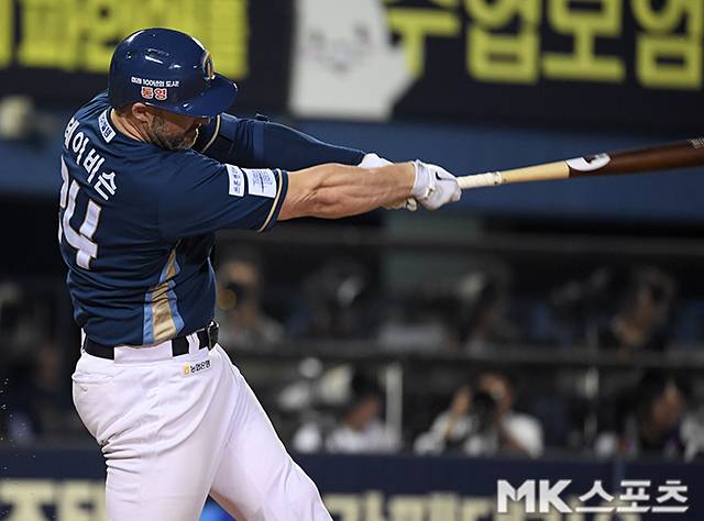 NC 데이비슨은 29일 인천 SSG전에서 불방망이를 휘둘렀다. 사진=천정환 기자