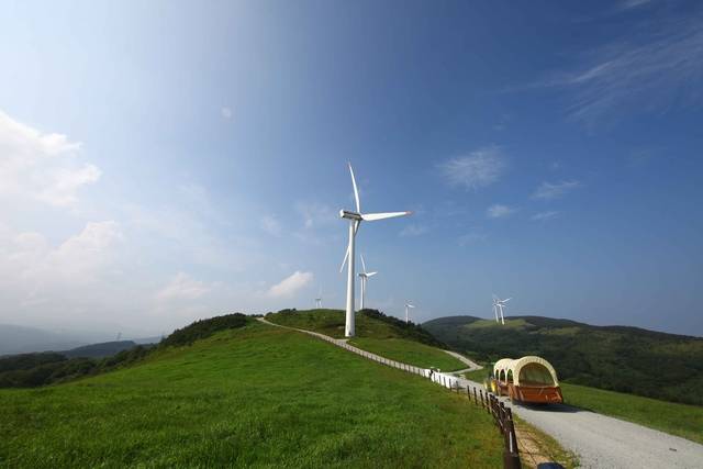 강원 평창의 대관령 하늘목장. 드넓은 초지의 목장을 트랙마차를 타고 둘러볼 수 있다.  한국관광공사 제공