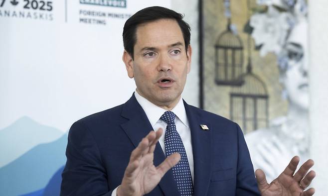 마코 루비오 미국 국무장관. AP연합뉴스