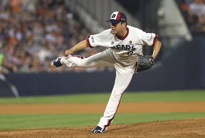 두산 홍건희.    두산 베어스 제공