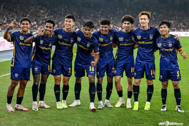 기뻐하는 아세안 올스타. /AFPBBNews=뉴스1