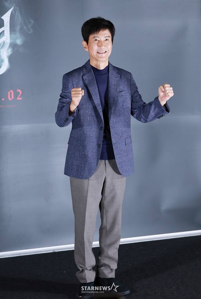 배우 안내상이 29일 오후 서울 CGV용산아이파크몰에서 진행된 영화 '신명'(감독 김남균) 제작발표회에 참석해 포즈를 취하고 있다. /2025.05.29 /사진=이동훈 photoguy@