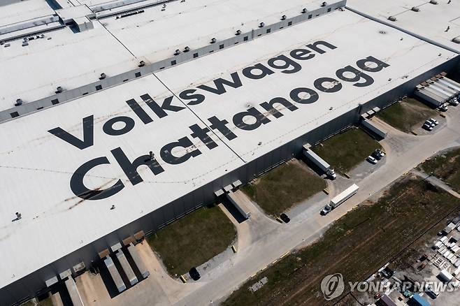 폭스바겐 미국 공장 [AFP 연합뉴스 자료사진. 재판매 및 DB 금지]