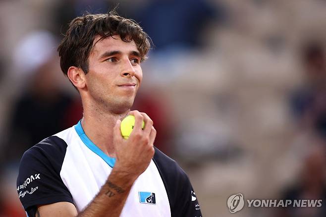 치치파스 물리친 167위 지간테 [AFP=연합뉴스]