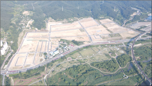 양산시 동면 가산리·금산리 일대에 조성된 ‘가산 일반산업단지’ 현장사진./경남도/