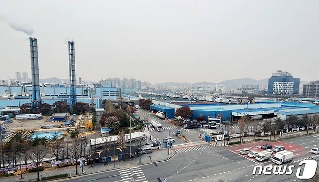현재 폐쇄된 인천시 부평구 한국GM 부평 2공장 모습.2022.11.22/뉴스1 ⓒ News1 정진욱 기자
