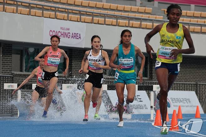 조하림(29·문경시청)이 3000m 장애물달리기 한국신기록을 세웠다. (대한육상연맹 제공)