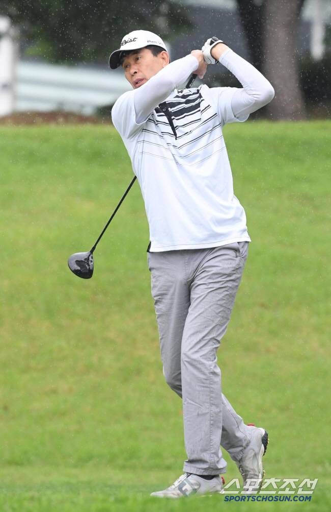 2019년 배구인 골프대회에 참석했을 당시 장윤창. 스포츠조선DB