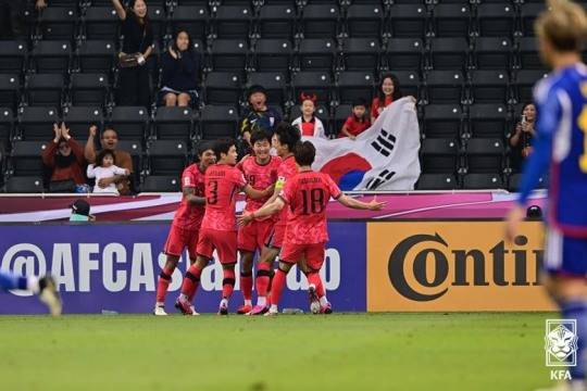 지난해 4월 열린 U-23 아시안컵 당시 한국의 경기 장면. 사진[연합뉴스]