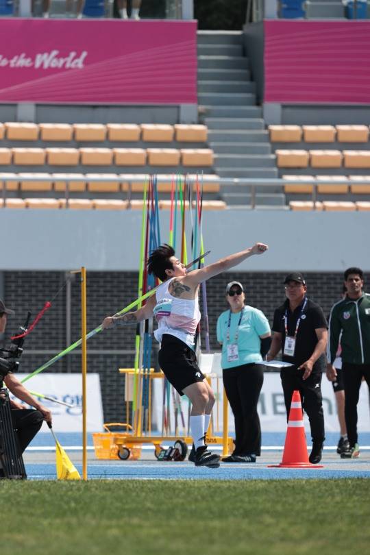 창던지기 남태풍. 사진[연합뉴스]
