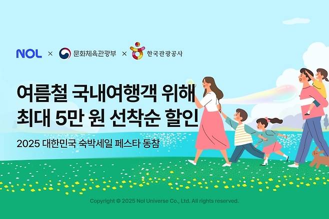 놀유니버스 ‘2025 대한민국 여름맞이 숙박세일 페스타’ 동참 / 사진=놀유니버스