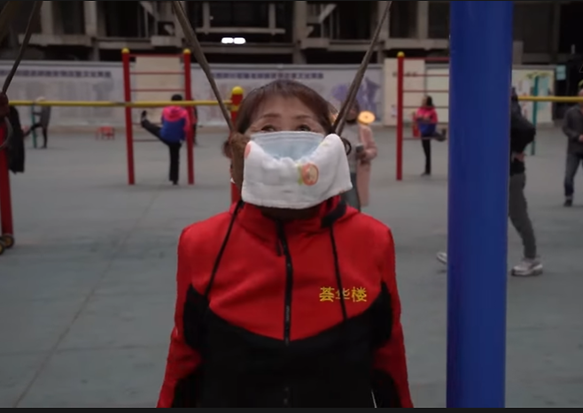 운동 중인 시민. [사진 = Times of India]