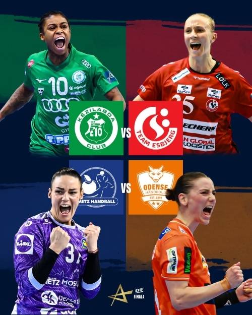 EHF 여자 챔피언스리그 FINAL4 2025의 대진, 사진 제공=유럽핸드볼연맹