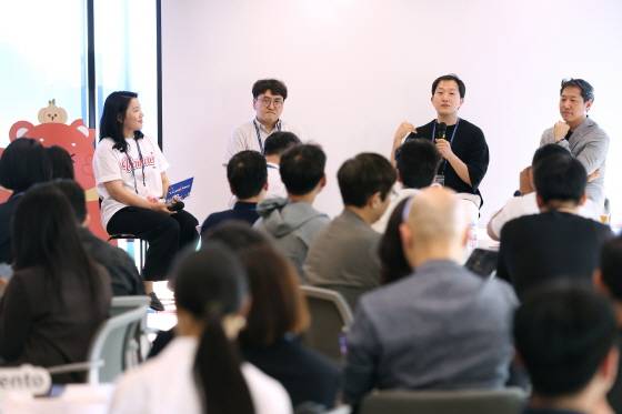 롯데벤처스 L-CAMP & 미래식단 오리엔테이션 사진/사진제공=에이씨엔디씨