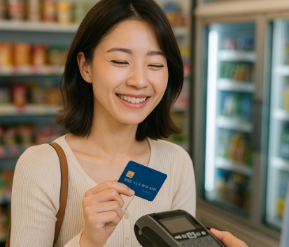 카드 연회비는 오르는 추세지만 소비자들은 편의점 등 생활밀착형 혜택을 강화한 카드를 선호하고 있다. [챗GPT를 이용해 제작함]