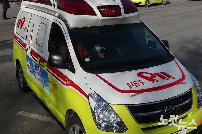 119 구급차. 황진환 기자