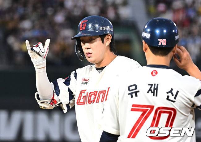 [OSEN=부산, 이석우 기자] 롯데 자이언츠 나승엽 / foto0307@osen.co.kr