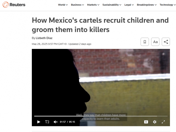 로이터 통신 28일자 보도 캡처