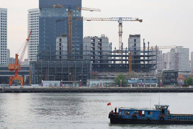 중국 상하이의 한 건설현장. 로이터연합뉴스