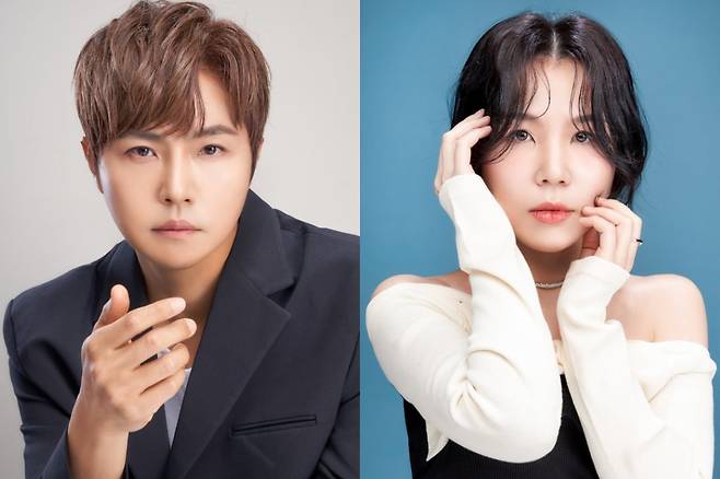 가수 정동화(왼쪽)아 알리. 사진제공ㅣ뮤직원컴퍼니