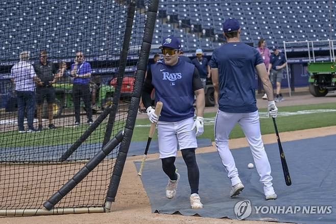 탬파베이와 계약한 김하성 [UPI=연합뉴스 자료사진]