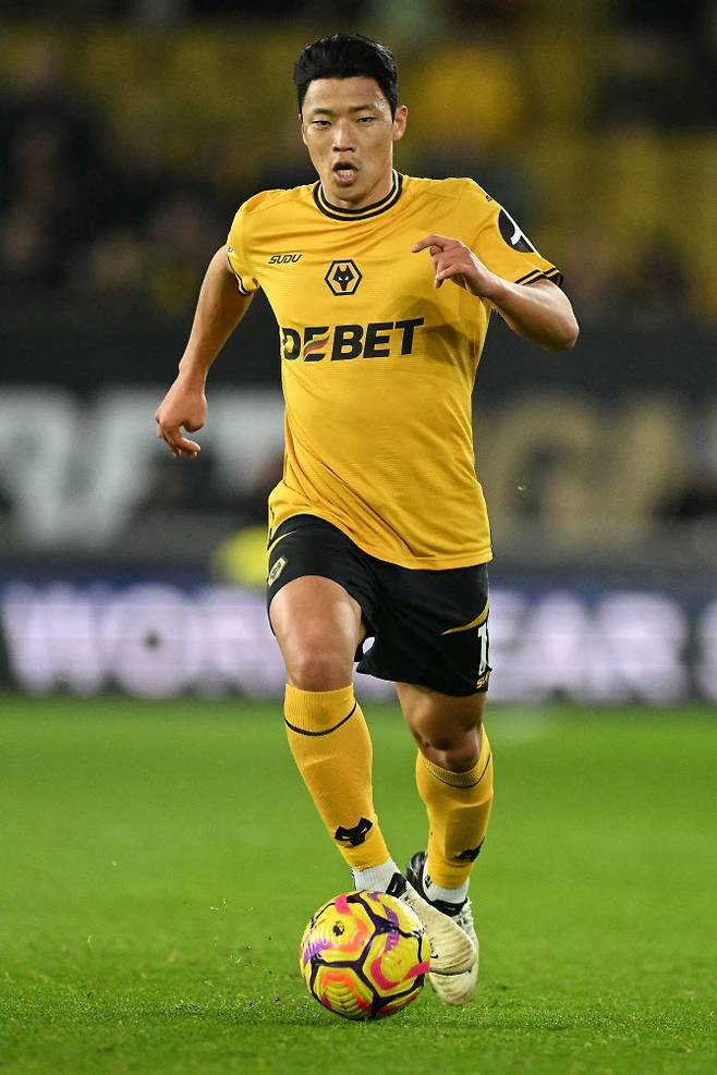 황희찬(울버햄프턴). 사진=AFPBB NEWS