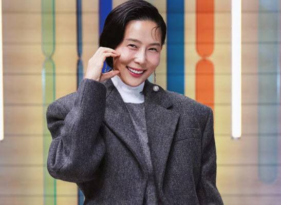 방송인 김나영이 MBC 예능 ‘물 건너온 아빠들’ 제작발표회에 참석한 모습. (사진=MBC 제공)