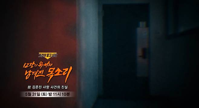 '그것이 알고 싶다' 동탄 납치 살인 사건(그알) 12장의 유서와 남겨진 목소리, 故 김은진 사망 사건의 진실 SBS