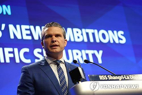피트 헤그세스 미 국방장관. EPA 연합뉴스