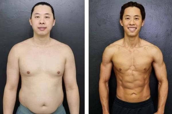 11kg 감량에 성공한 남성/사진=홍콩 사우스차이나모닝포스트