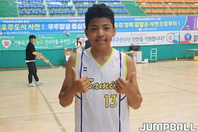 ▲'전태풍 아들' 삼일중 1학년 전태용