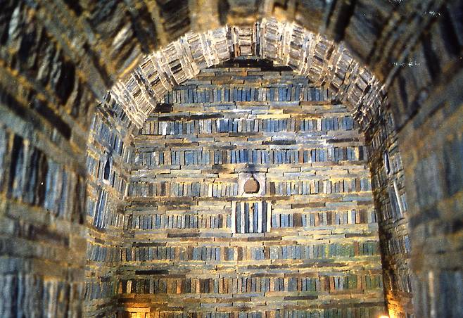 Tomb of King Muryeong in Gongju, South Chungcheong. [JOONGANG ILBO]