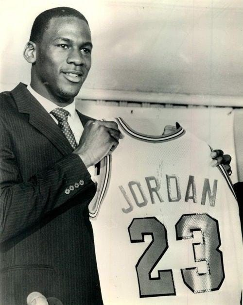 드래프트 당시 마이클 조던