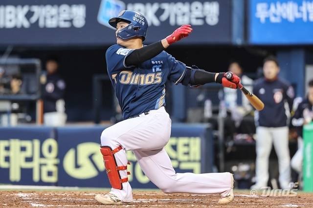 안중열은 큰 부상을 피할 수 있을까. 사진=NC 제공