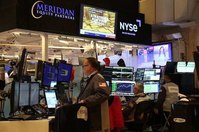 지난 5월 미국 뉴욕에 있는 뉴욕증권거래소. [신화통신]