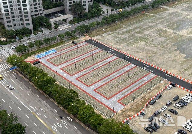 [의정부=뉴시스] GTX-A 킨텍스역 임시 공영주차장. (사진=고양시 제공) 2025.05.31 photo@newsis.com