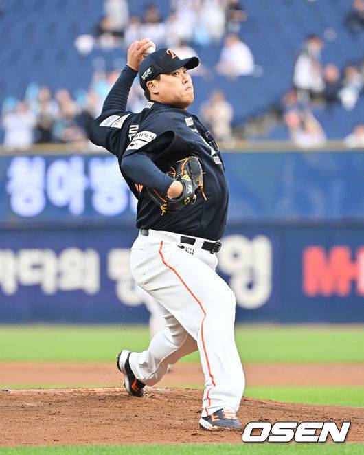 [OSEN=창원, 이석우 기자] 한화 이글스 류현진 003 2025.05.30 / foto0307@osen.co.kr