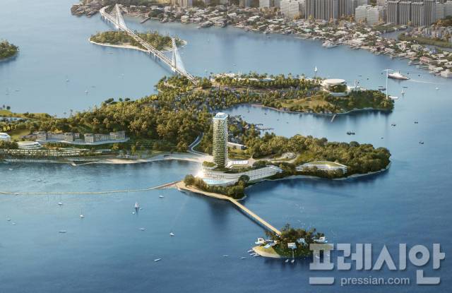 ▲경도 해양관광단지 호텔 조감도ⓒ광양경자청