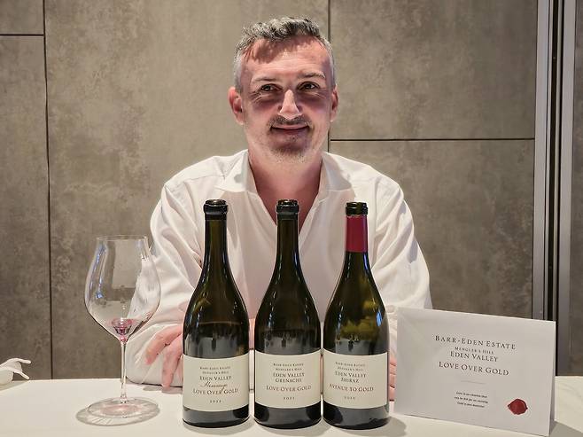 한국을 찾은 바 에덴 에스테이트 공동 오너&nbsp;Pierre Henri Morel. 최현태 기자