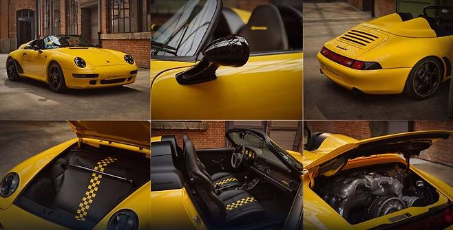 새로운 색상과 디자인, 부품을&nbsp;적용해 존더분쉬로 탄생한 993&nbsp;스피드스터. 포르쉐 제공