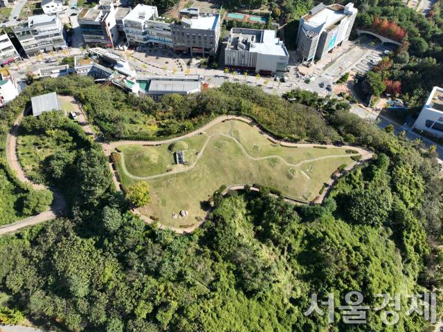 세종 한솔동 고분군 전경. 사진 제공=세종시