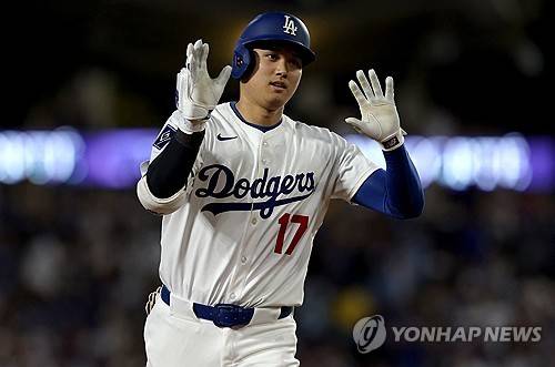 시즌 21·22호 홈런을 터뜨린 오타니 쇼헤이 [Imagan Images = 연합뉴스]