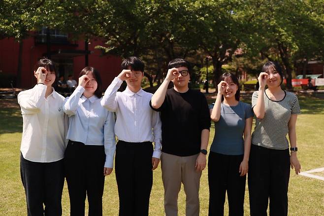 한동대학교 SW중심대학 ‘제로’팀. /한동대 제공