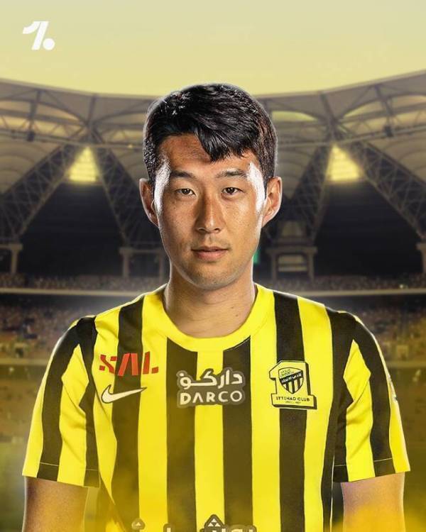 사우디아라비아&nbsp;리그와 연결된 토트넘 홋스퍼 손흥민. 사진┃onefootball